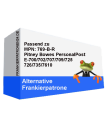 Alternativ zu Pitney Bowes 769-B Frankierpatrone rot